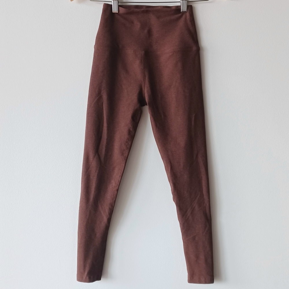 Beyond Yoga Spacedye Caught In The Midi High Waisted Legging Bold Mocha Heather
